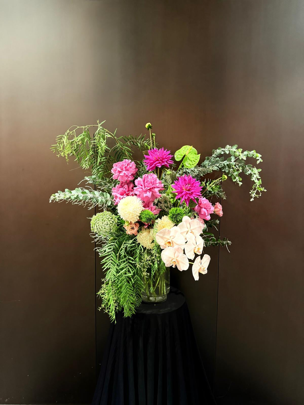Seasonal Flower Vase Arrangement
