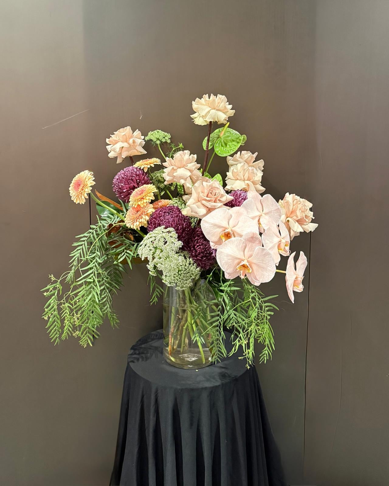 Seasonal Flower Vase Arrangement
