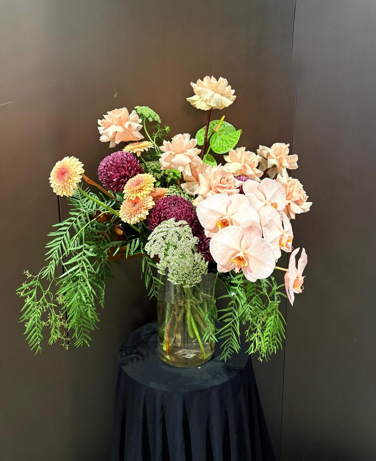 Seasonal Flower Vase Arrangement