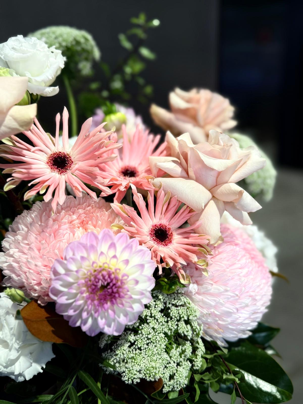 Seasonal Flower Vase Arrangement